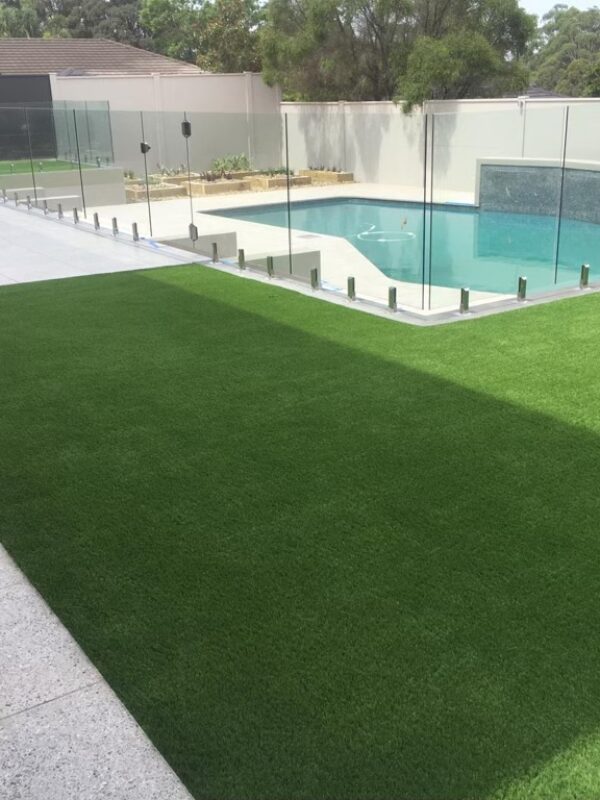 Pool install Castle35mm. Synthetic grass and artificial turf sydney.