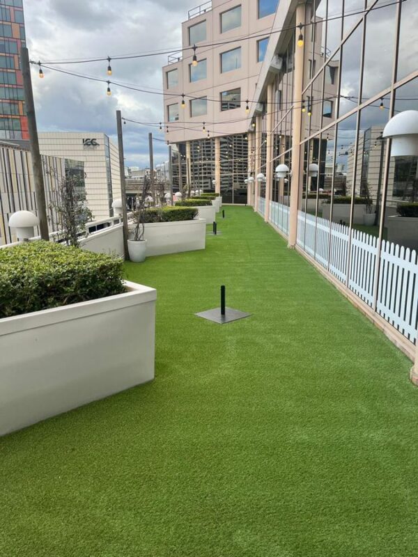 sydney hotel artificial grass synthetic turf sydney supply install.