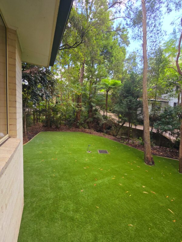 Cheltenham Back Yard Oasis Makeover Castle35mm Artificial Grass installation