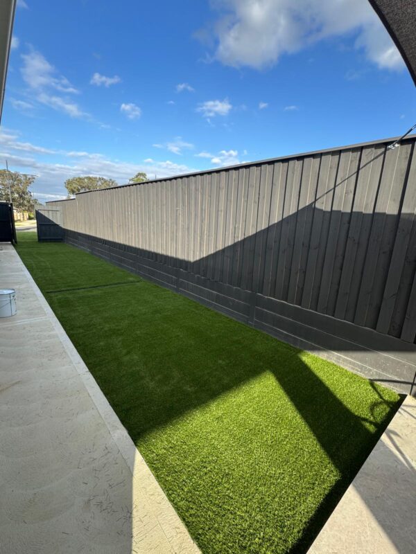 Wilton Backyard Castle35 New Home Build Artificial Grass Installation